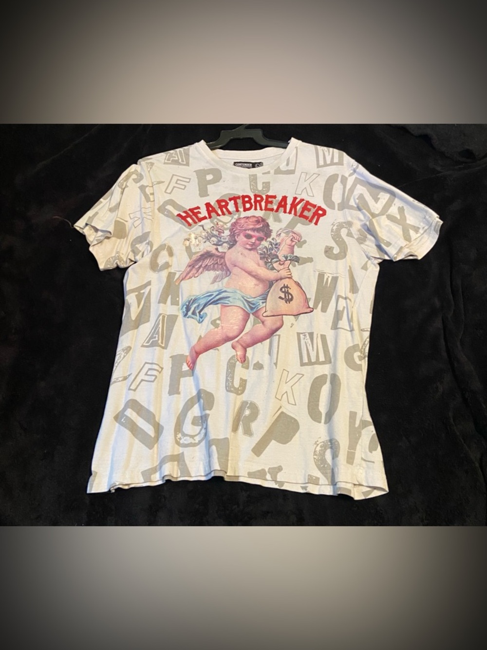 Heartbreaker Angel Graphic Tee - Contender size Large